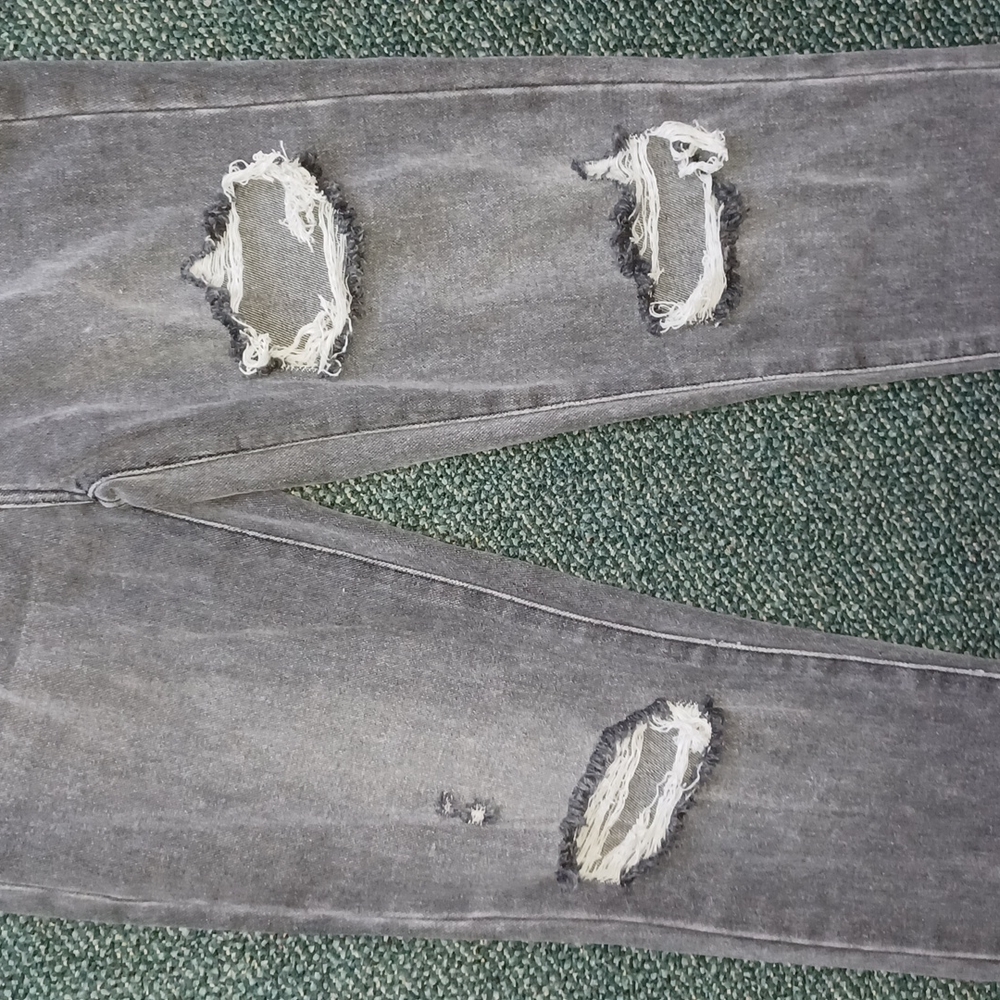 PacSun Los Angeles Faded Black Ripped Mom Jean Size 23 distressed new with tags - Picture 16 of 17